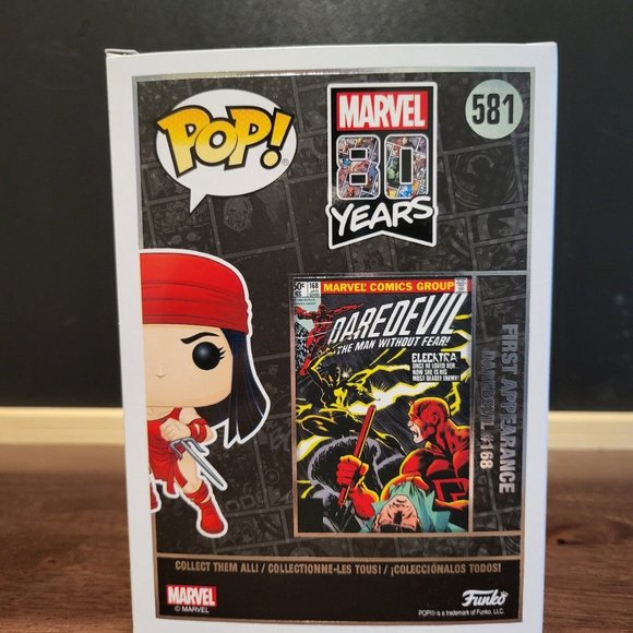 Marvel 80 Years Elektra FYE Exclusive Funko Pop - Picture 3 of 7